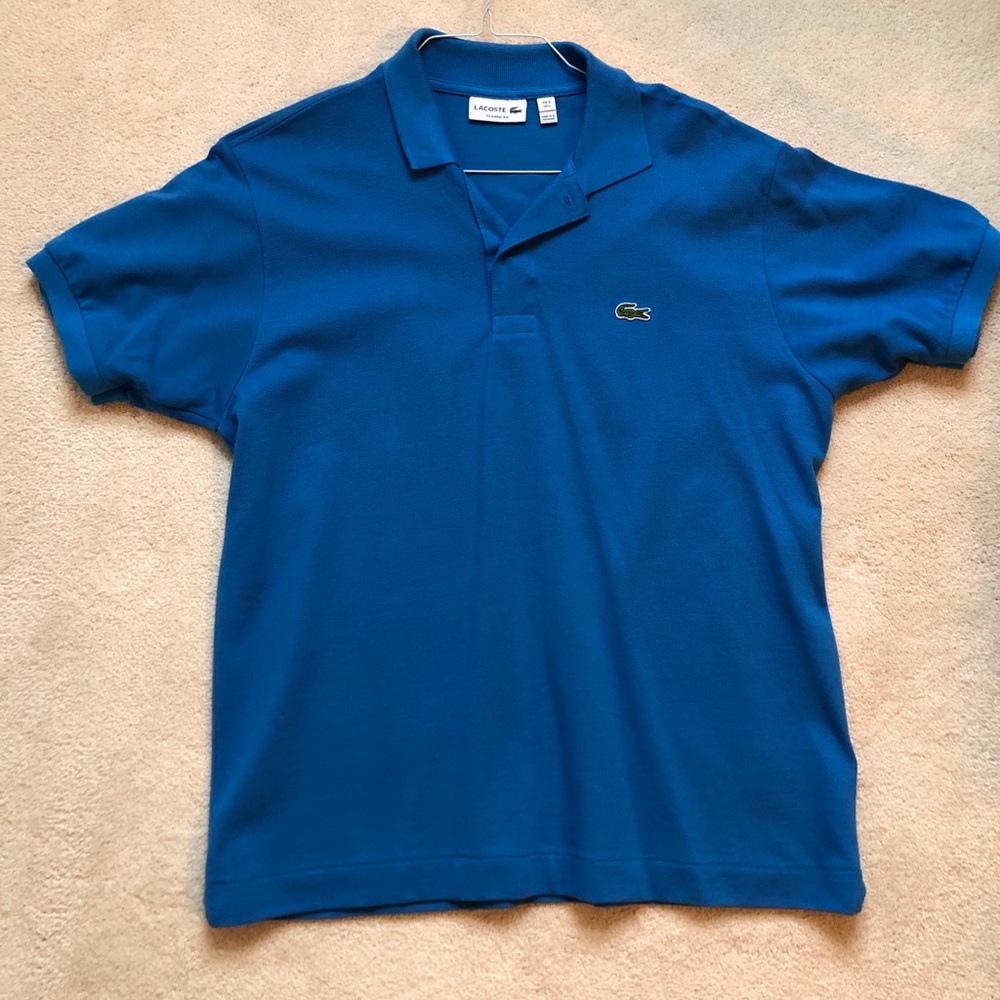 Lacoste Men’s Blue Polo Size 5 (US Large)